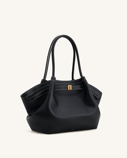 Hana Orta Boy Tote Çanta - Siyah