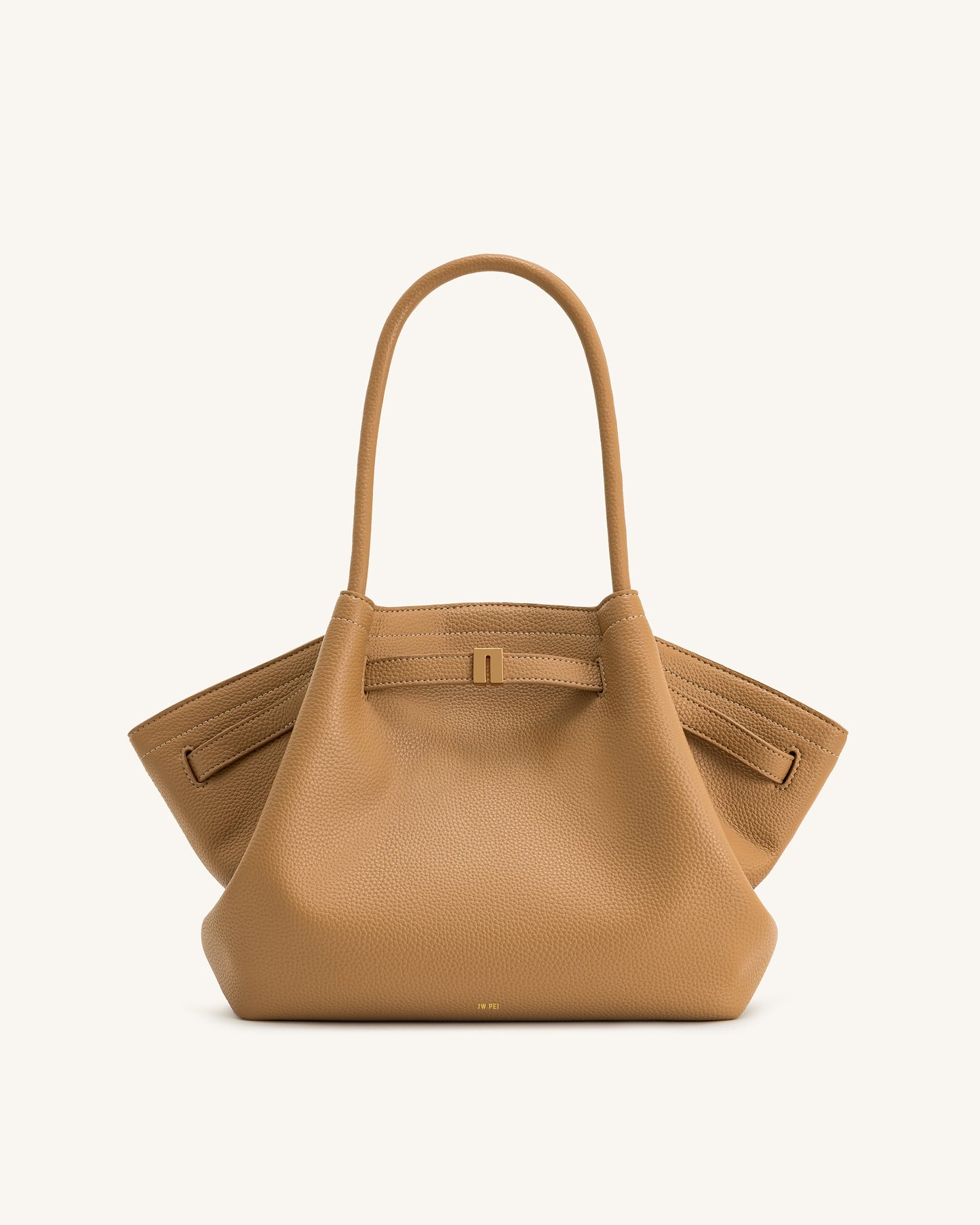 Hana Orta Boy Tote Çanta - Latte Rengi Renk
