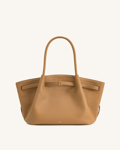 Hana Orta Boy Tote Çanta - Latte Rengi Renk
