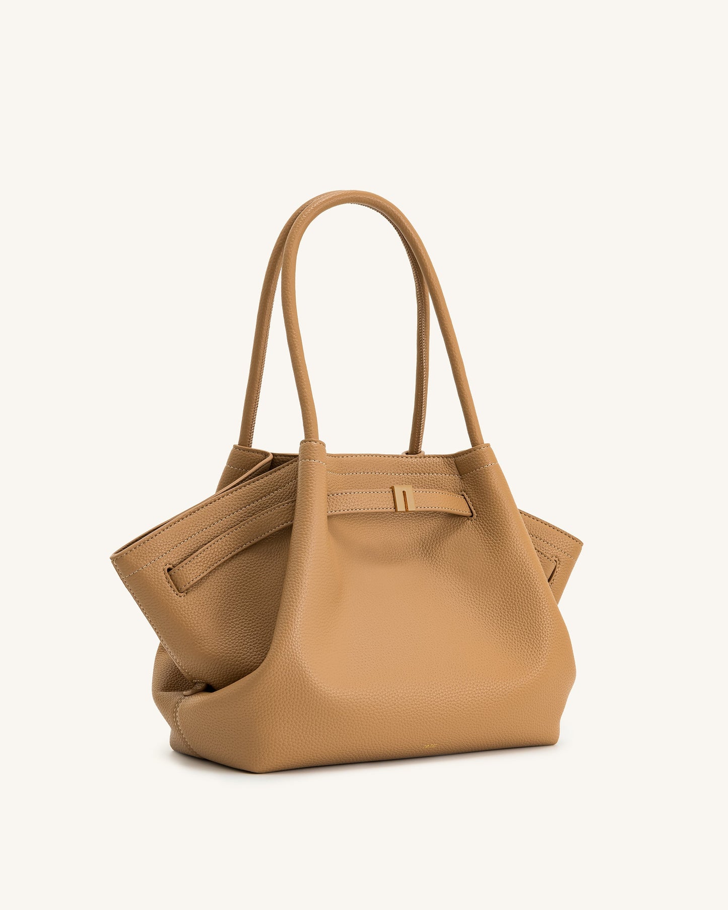 Hana Orta Boy Tote Çanta - Latte Rengi Renk