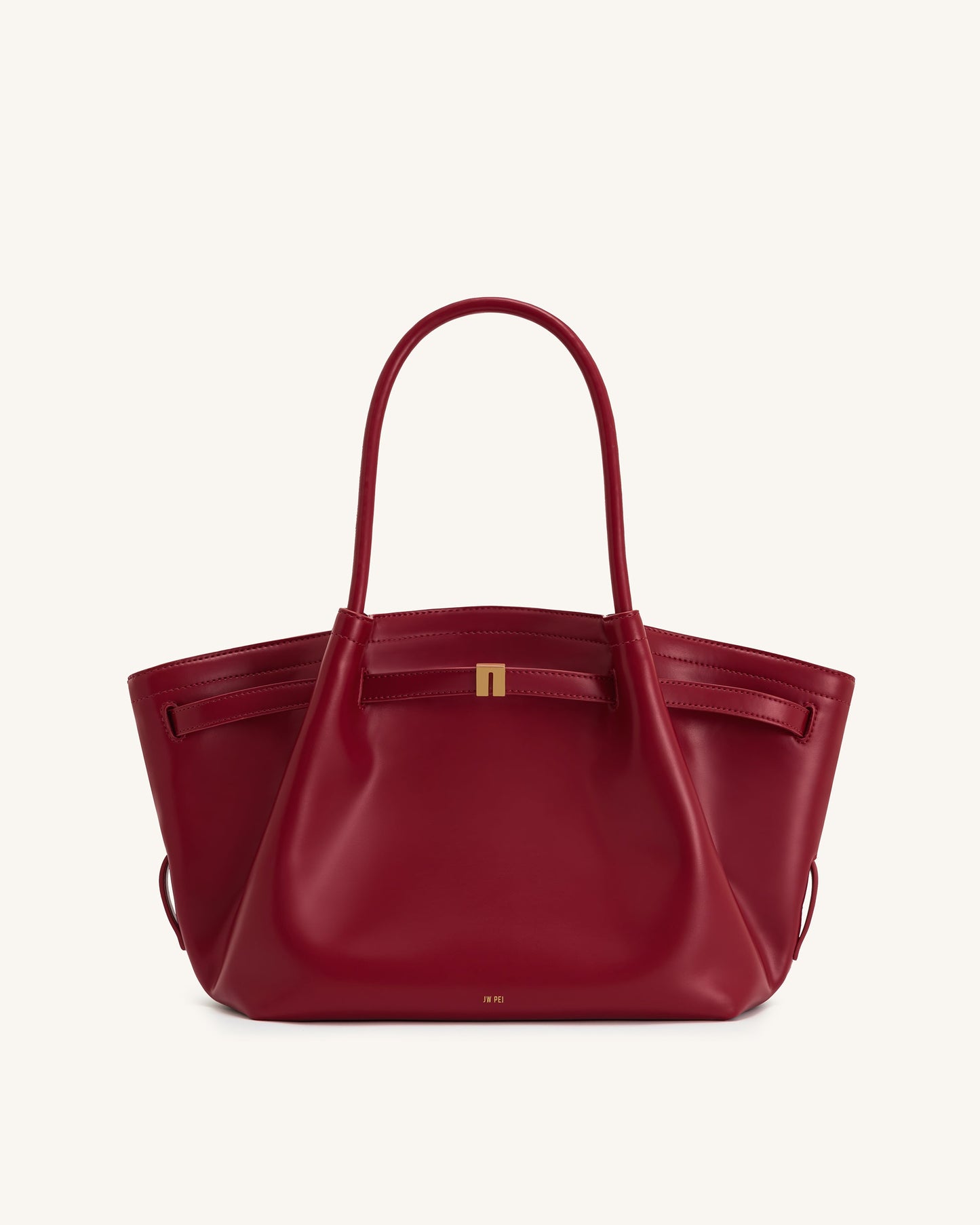 Hana Orta Boy Tote Çanta - Bordo
