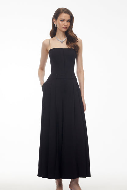 Manaia Black Wide-Leg Jumpsuit