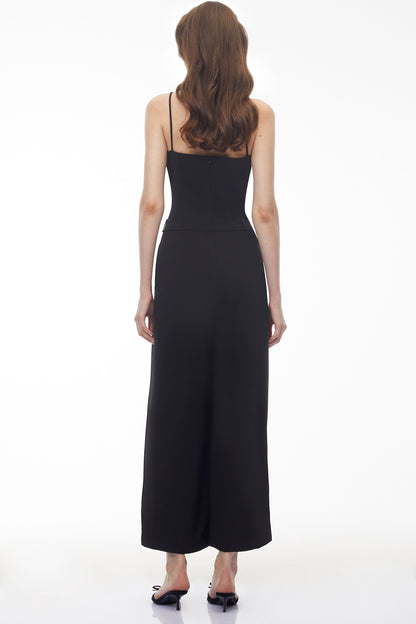 Manaia Black Wide-Leg Jumpsuit