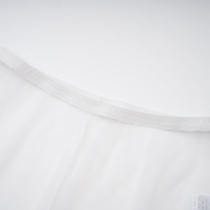Michalina White Lace Convertible Gown with Detachable Skirt