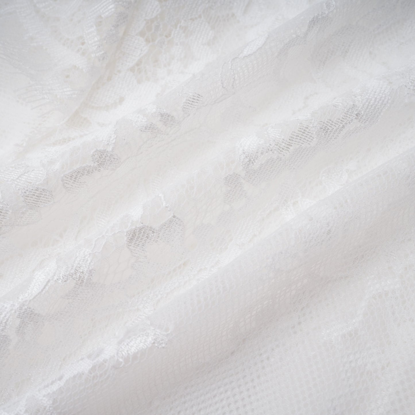 Michalina White Lace Convertible Gown with Long Sleeves