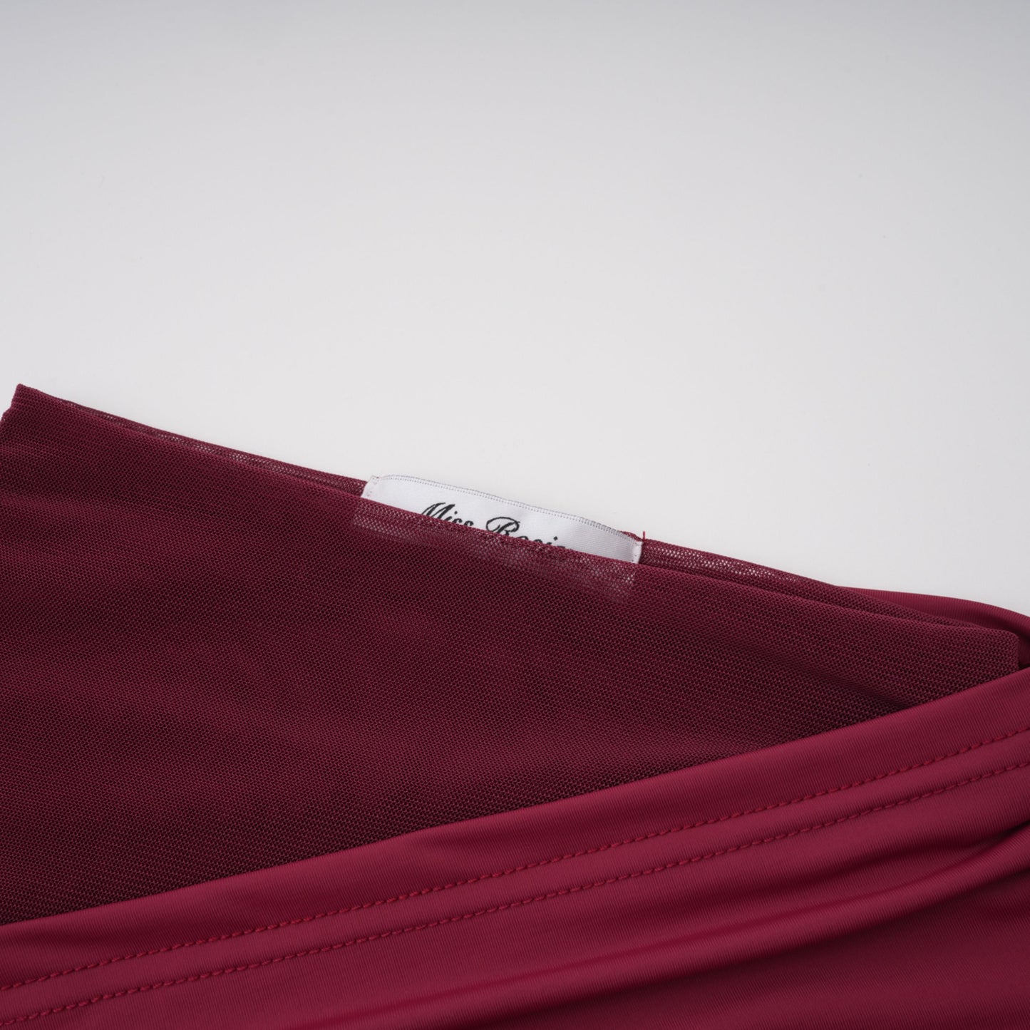 Mioara Red Asymmetrical Draped Cape Design Dress