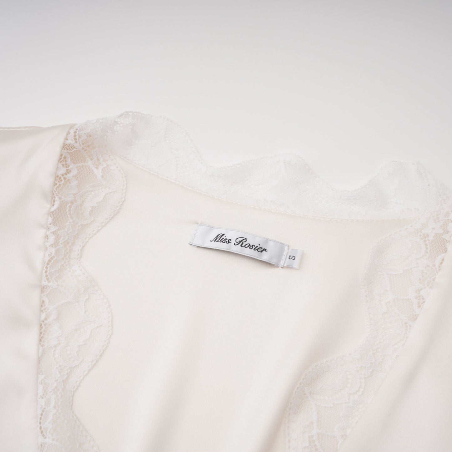 Ngawai Champagne Sweetheart Mini Dress with Lace Trim