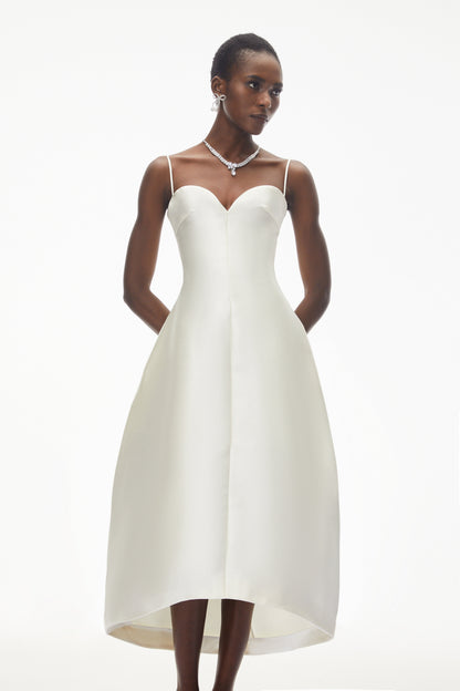 Nimue Ivory Sweetheart Midi Dress