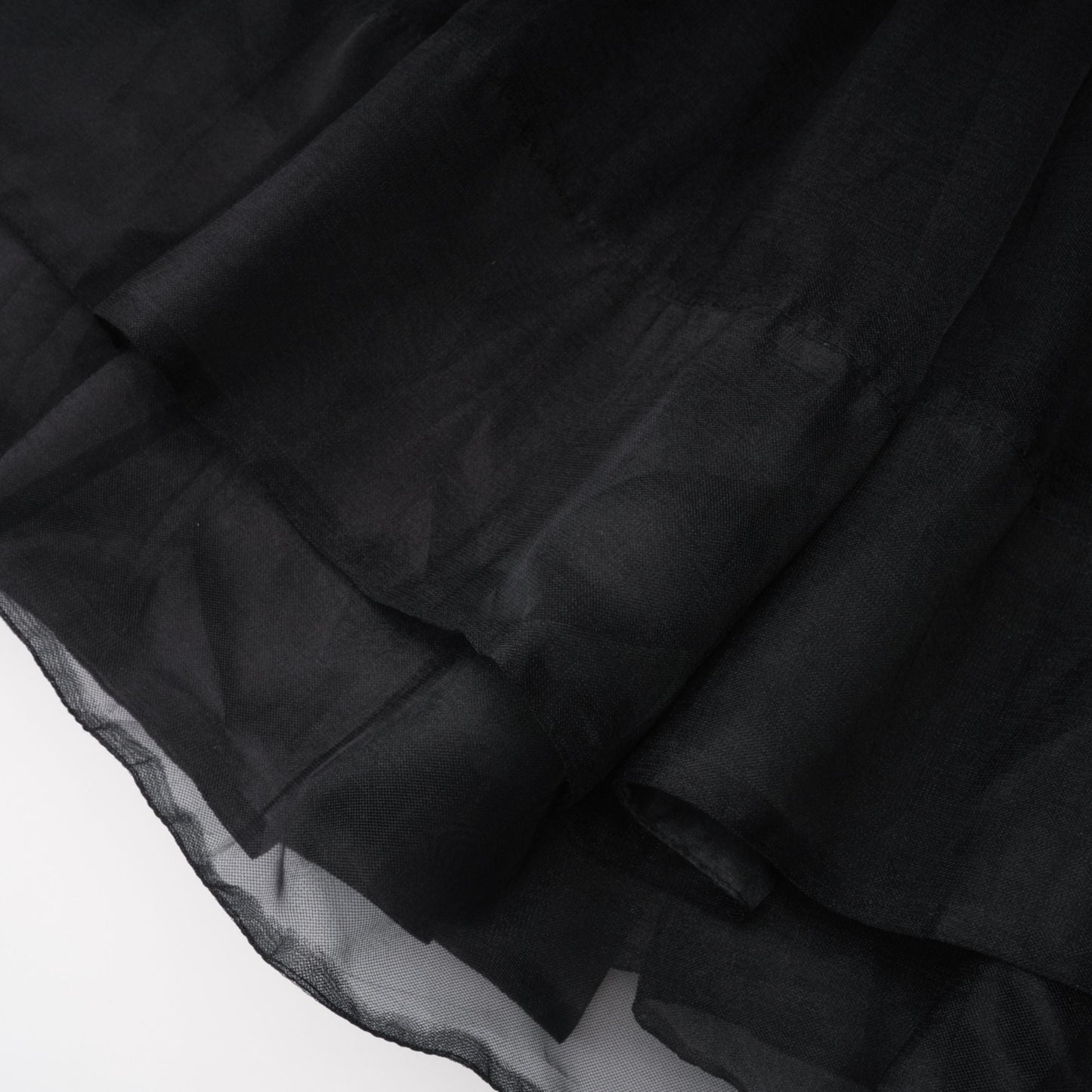 Ofra Black Pearl Pleated Midi Dress