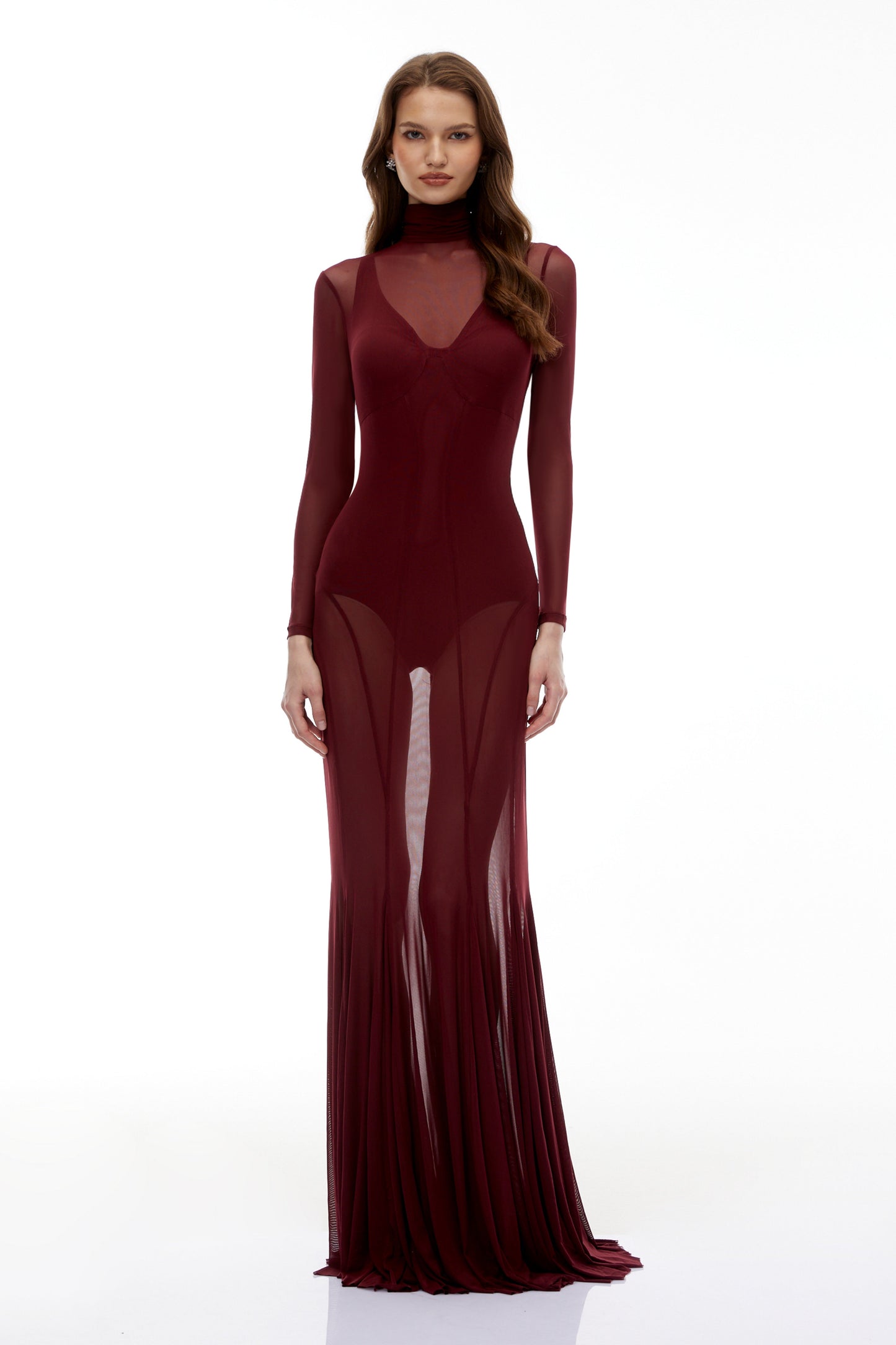 Ofra Bordo File Body & Elbise Takım