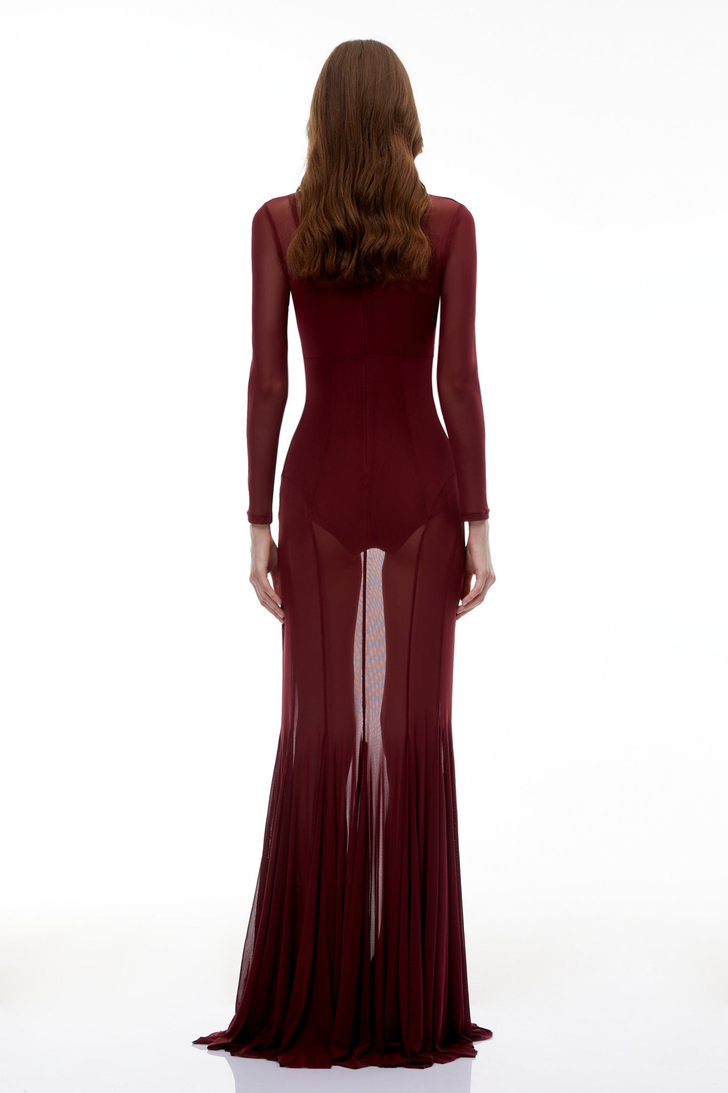 Ofra Bordo File Body & Elbise Takım