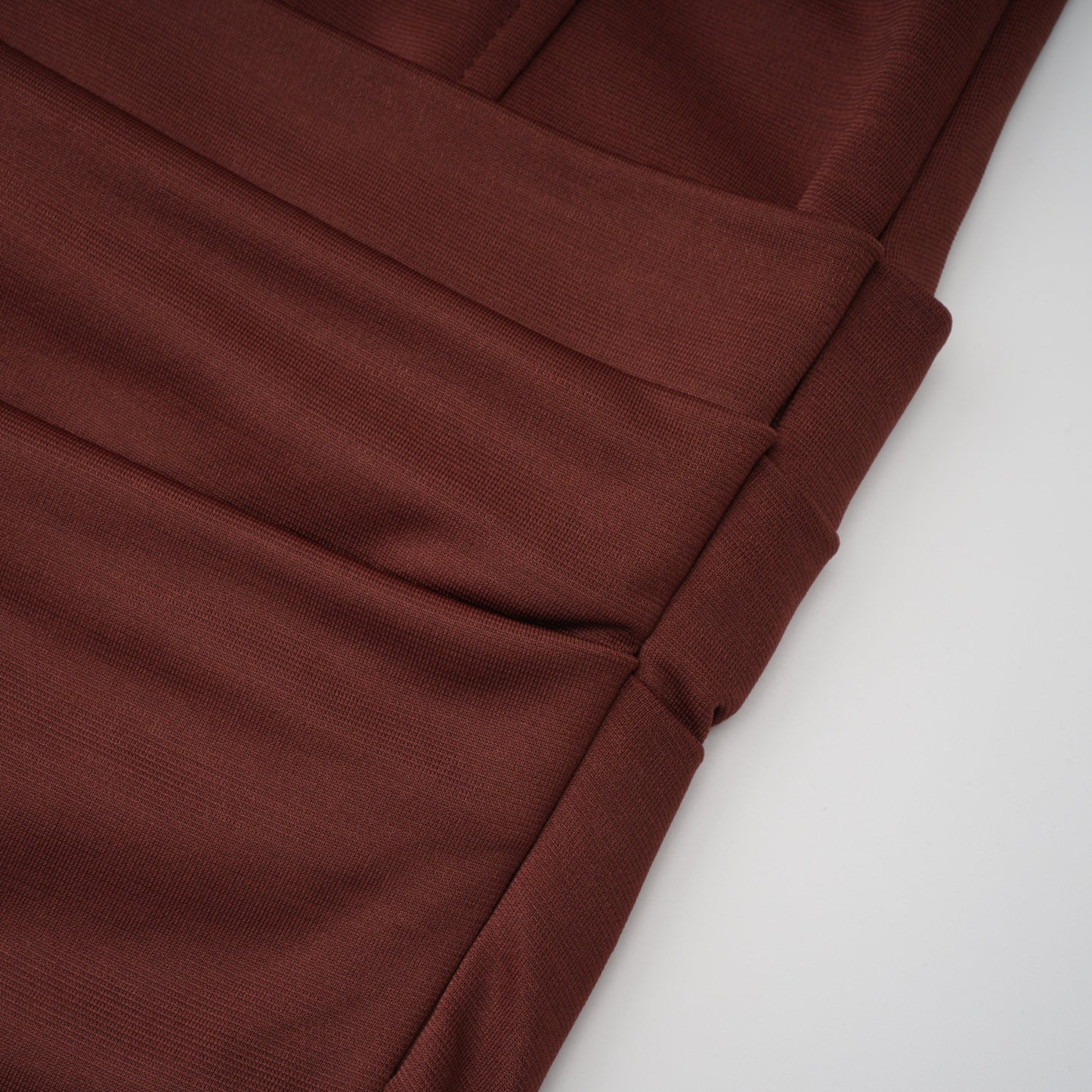 Paulette Brown Ruched Corset Maxi Dress