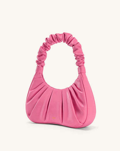 Gabbi Büzgülü Hobo El Çantası - Pembe
