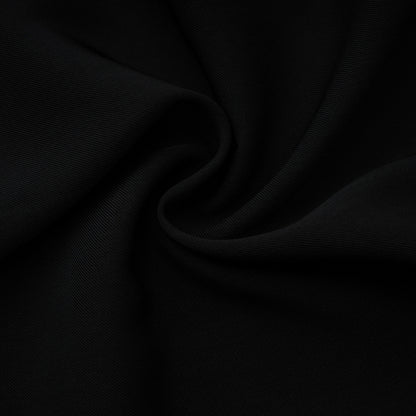 Priscila Black One Shoulder Color Block Maxi Dress