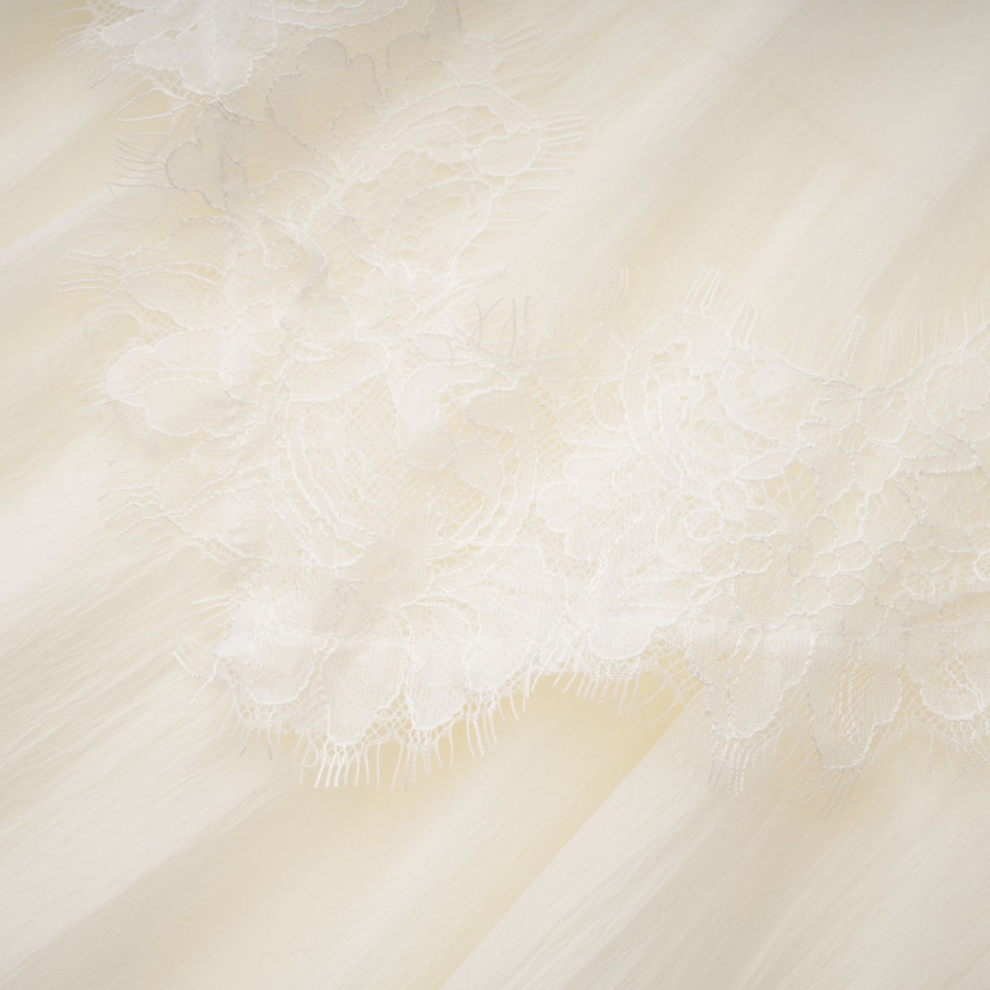 Rachel Beige Tiered Mini Dress with Lace Trim