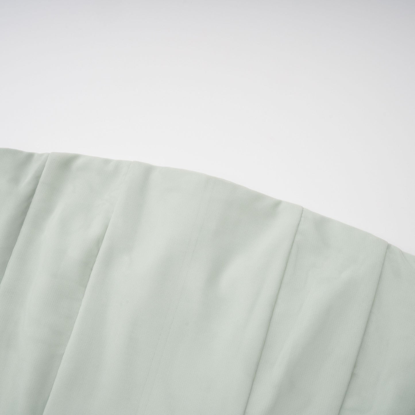 Salome Green Off Shoulder Pleated Maxi Dress