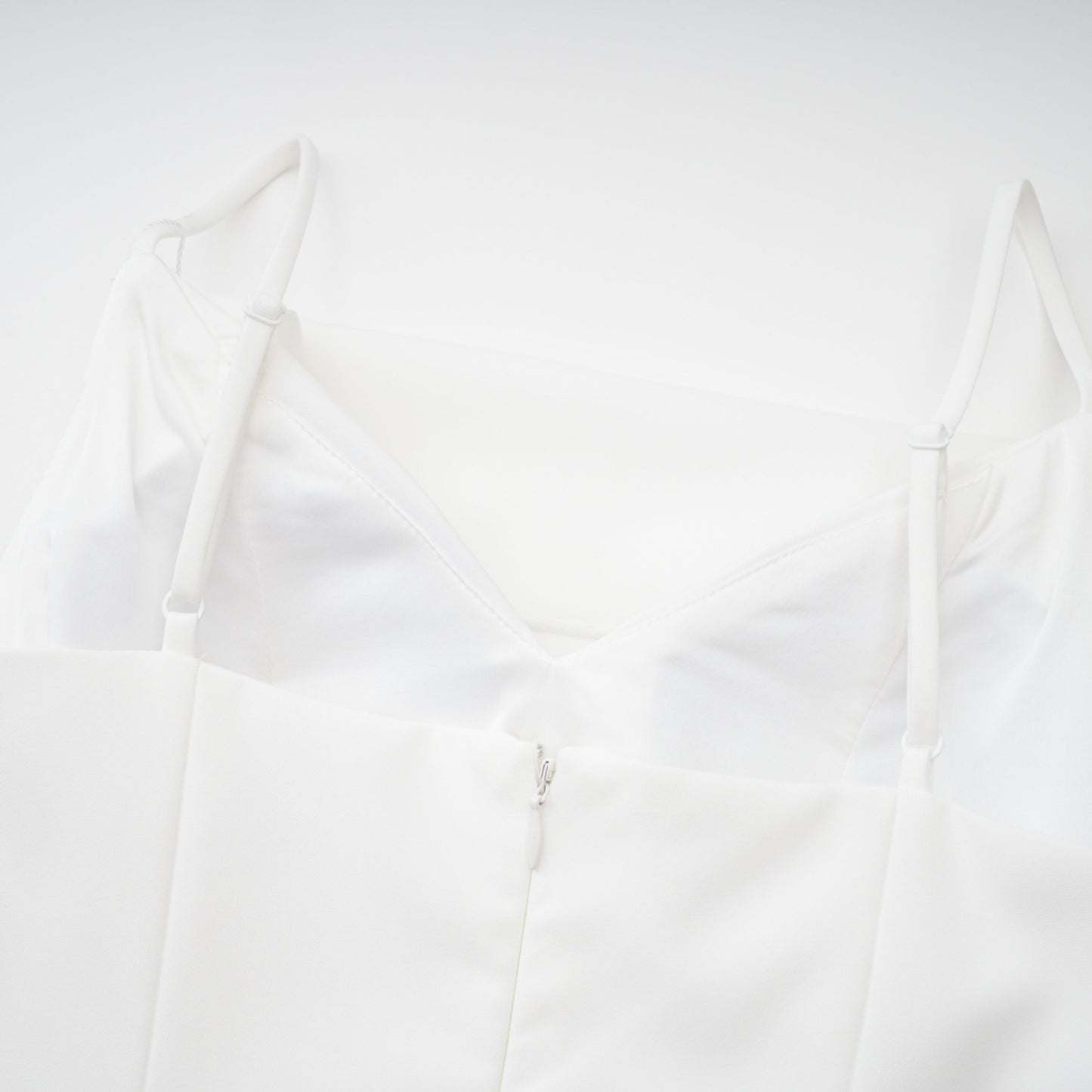 Sarah White Cinched Waist Mini Dress with Cape