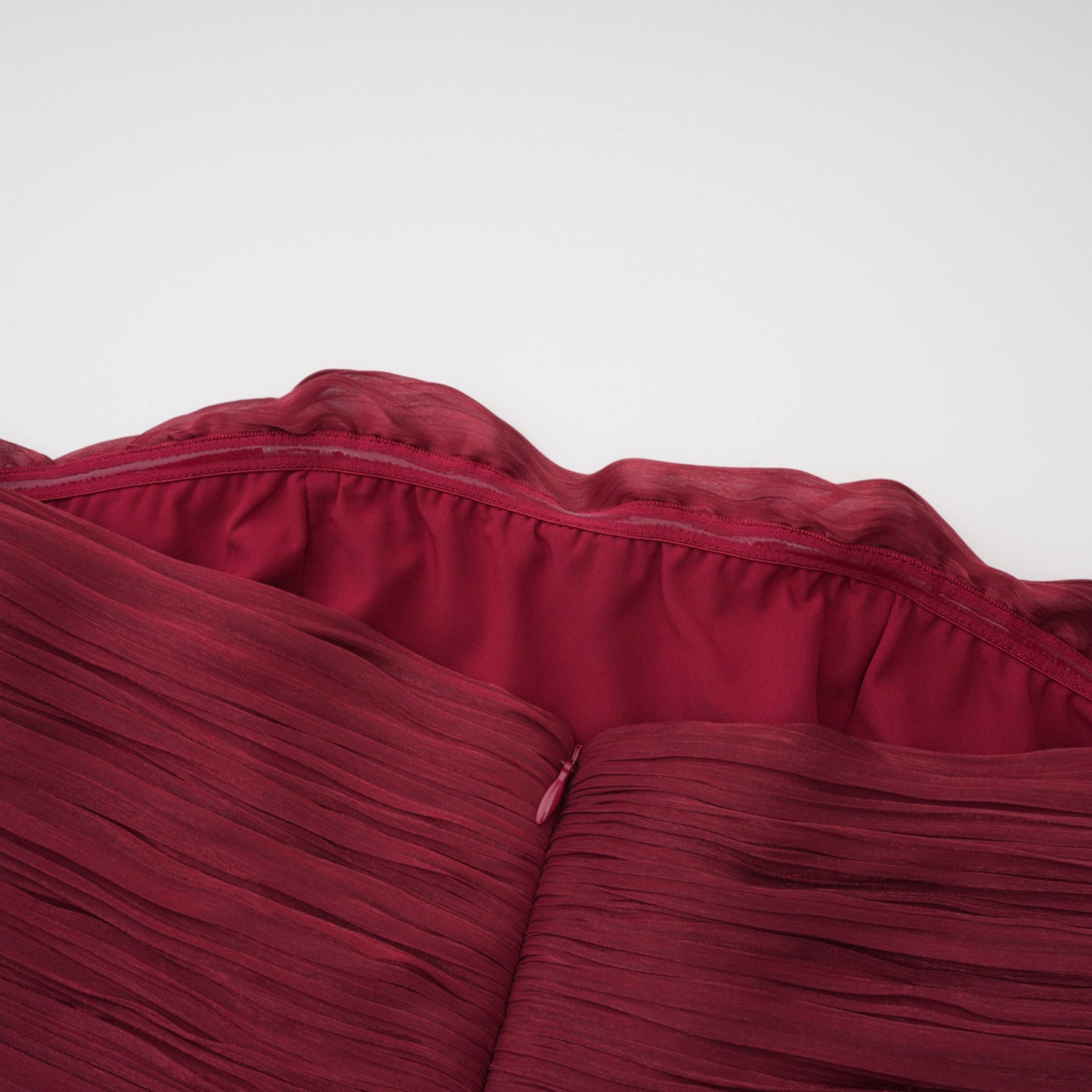 Shifra Burgundy Asymmetrical Cape Maxi Dress