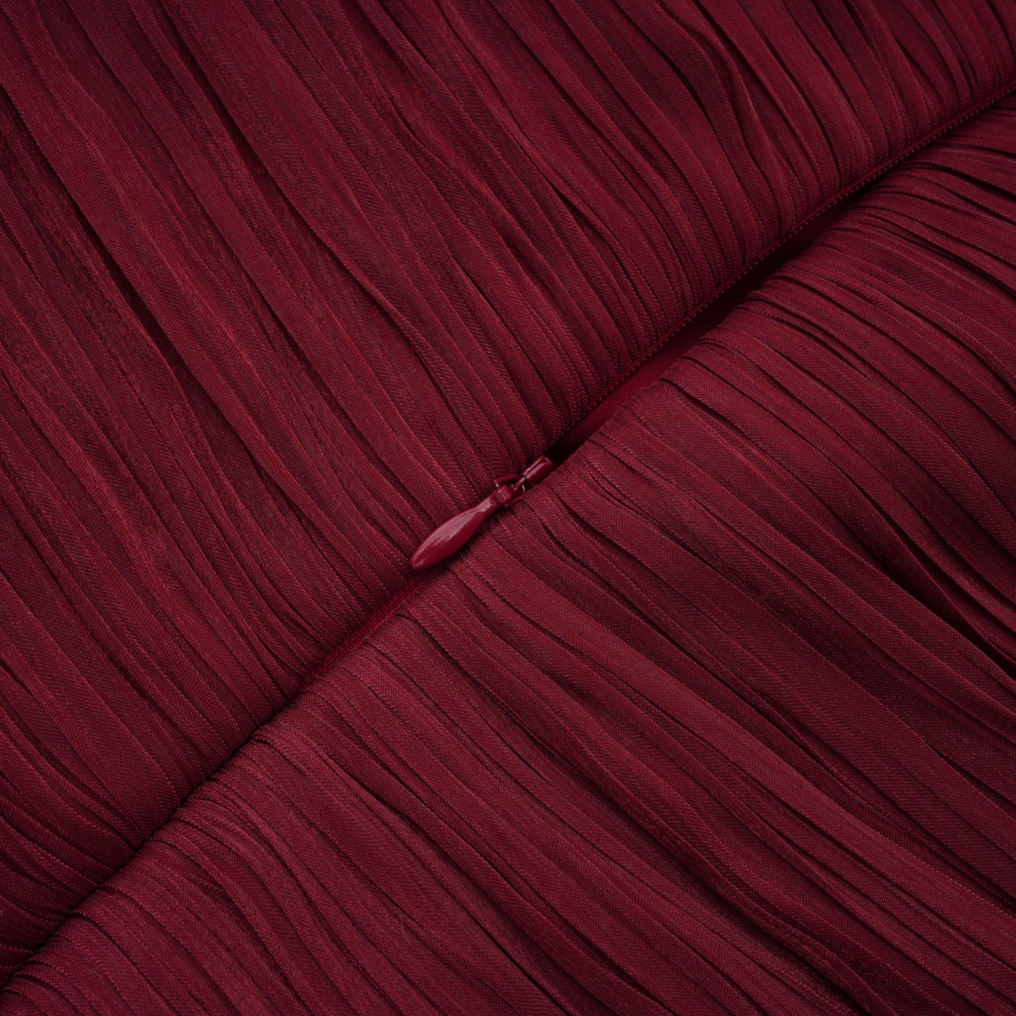 Shifra Burgundy Asymmetrical Cape Maxi Dress