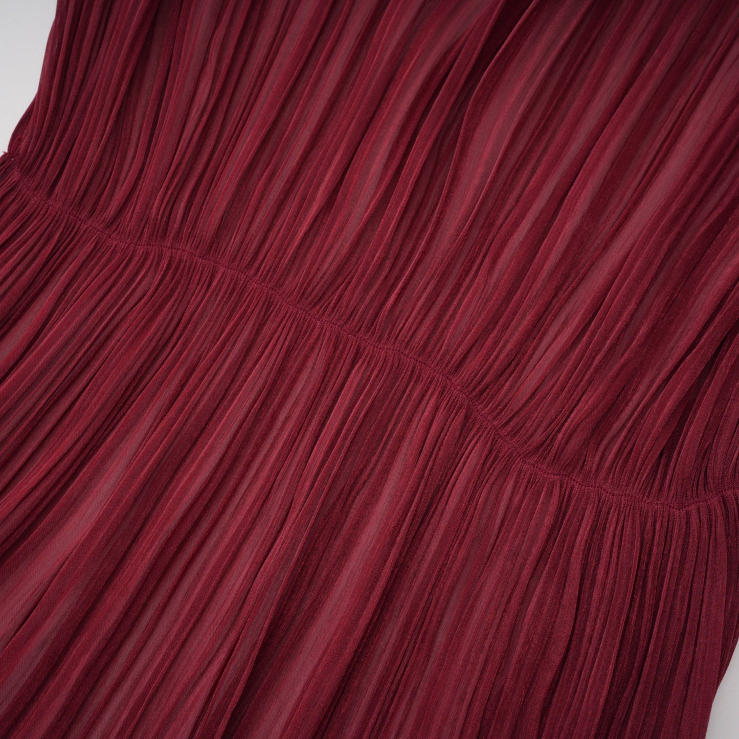 Shifra Burgundy Asymmetrical Cape Maxi Dress