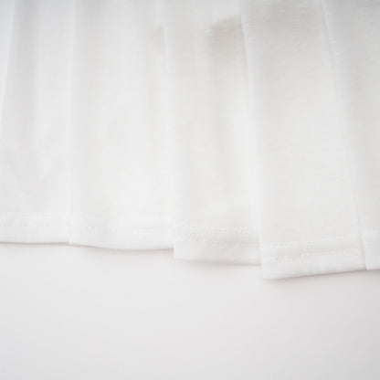 Sigrun White Asymmetrical Gathered Maxi Dress