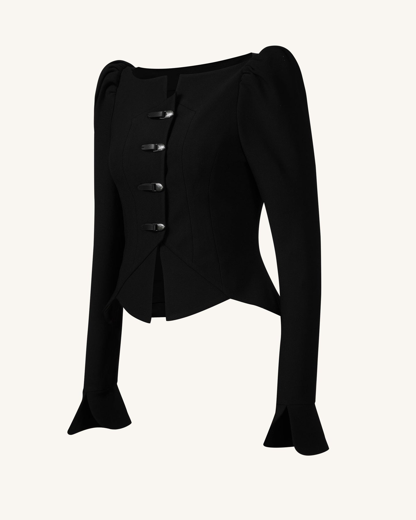 Olivia Puff Omuz Blazer Ceket - Siyah
