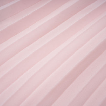 Tahmineh Pembe Tüvit Piliseli Midi Elbise