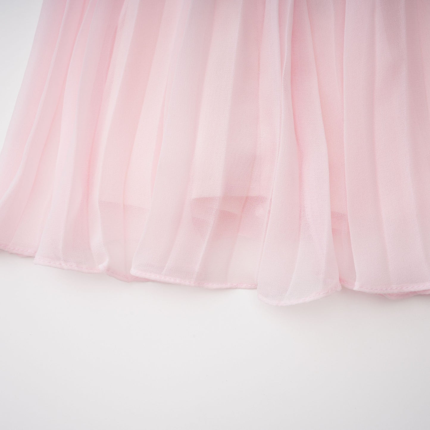 Tahmineh Pembe Tüvit Piliseli Midi Elbise
