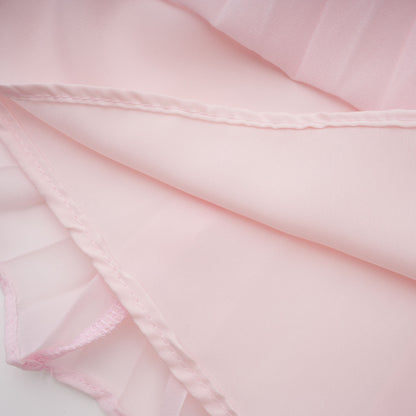 Tahmineh Pembe Tüvit Piliseli Midi Elbise