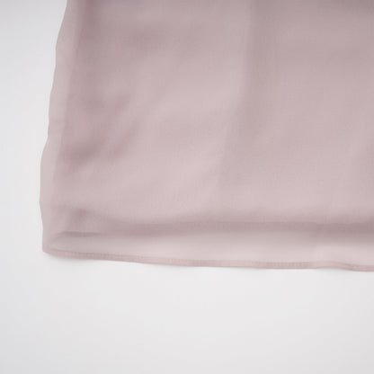 Wilhelmina Dusty Pink Asymmetrical Ruched Maxi Dress