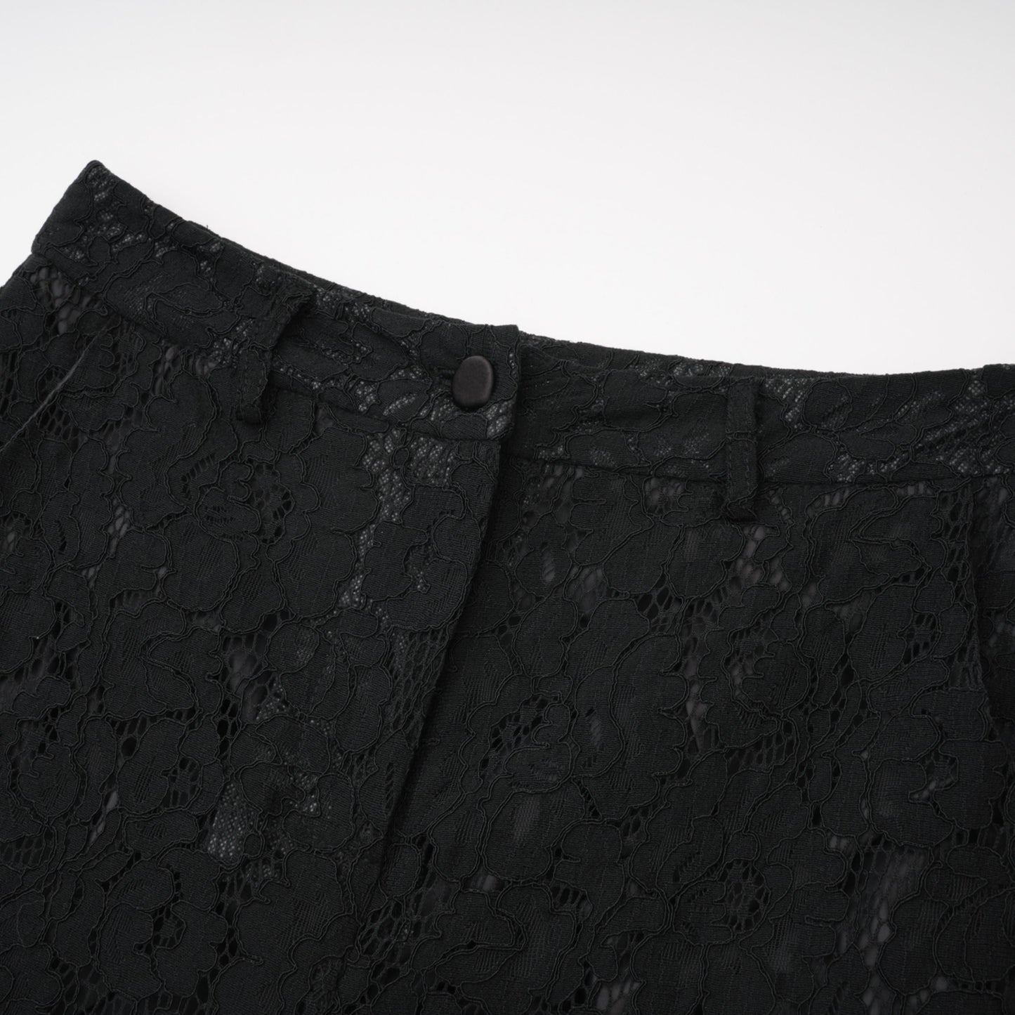 Zoé Black Sheer Lace Blazer & Trousers Matching Set