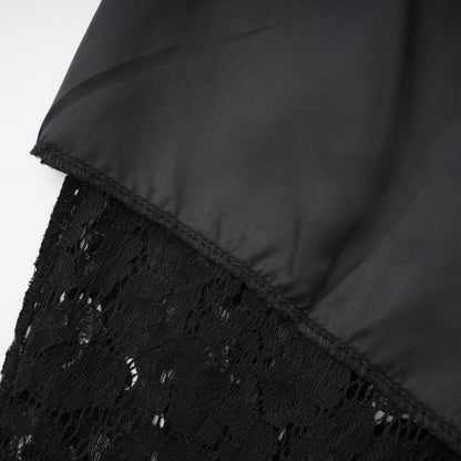 Zoé Black Sheer Lace Blazer & Trousers Matching Set