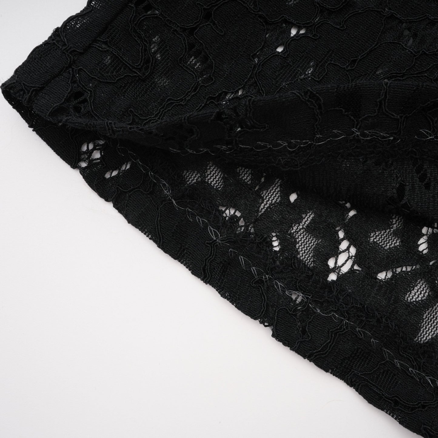 Zoé Black Sheer Lace Blazer & Trousers Matching Set