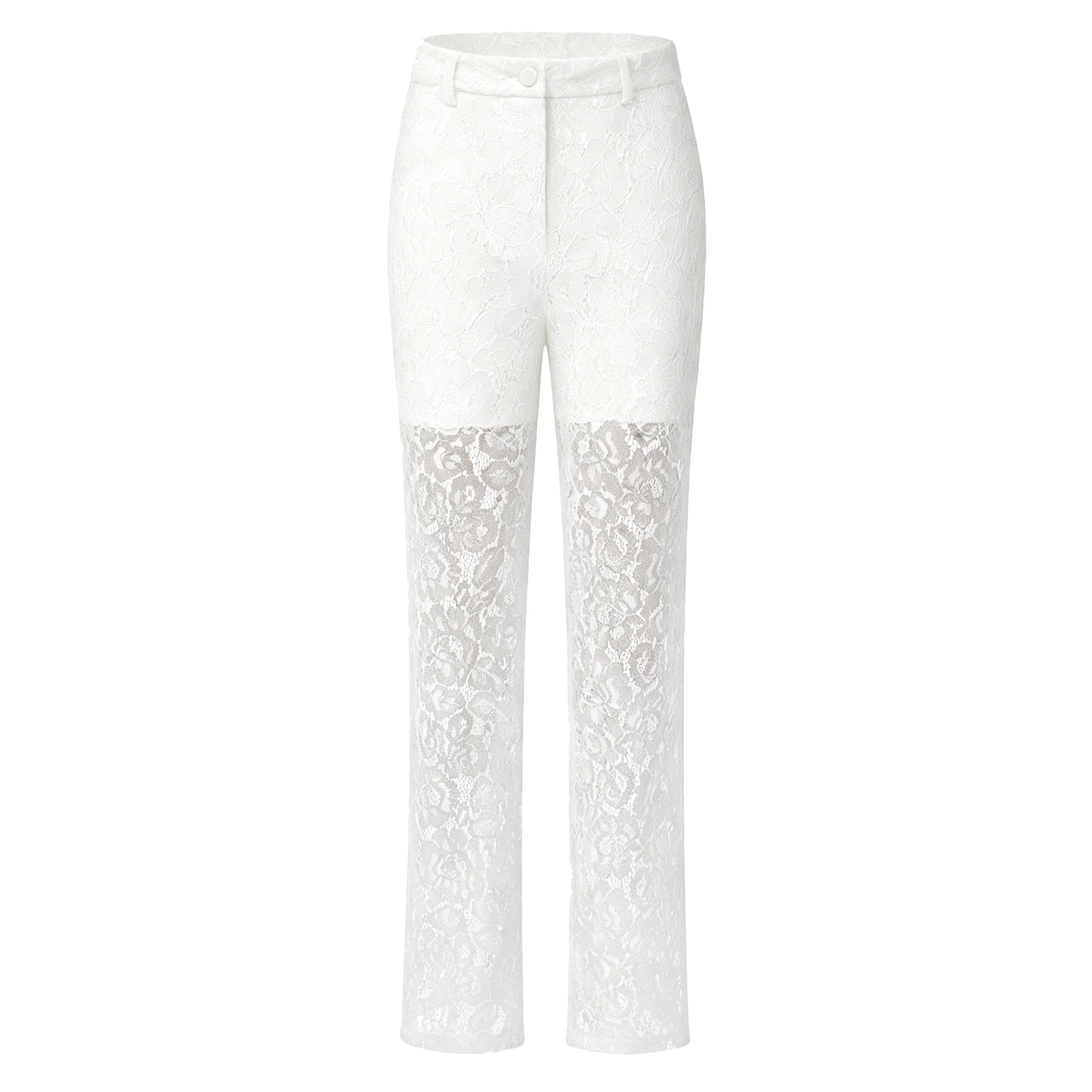 Zoé Sheer Lace Blazer & Trousers Matching Set