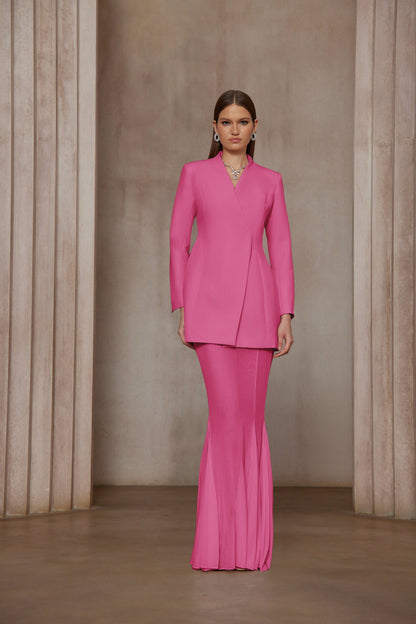 Enora Barrel Design Jacket & Skirt Set