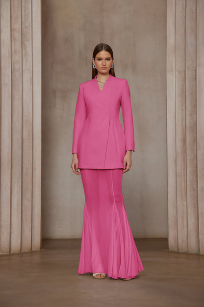 Enora Barrel Design Jacket & Skirt Set