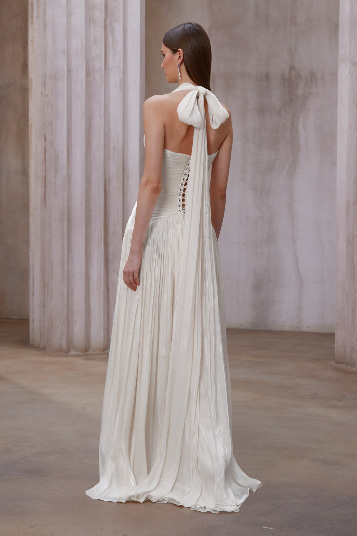 Uranie Gathered Maxi Dress