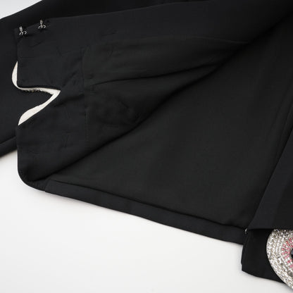 Roxane crystal-embellished jacket & skirt matching set