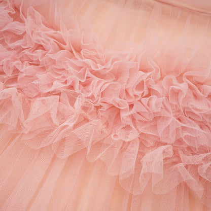 Solène Pink Tiered Maxi Dress