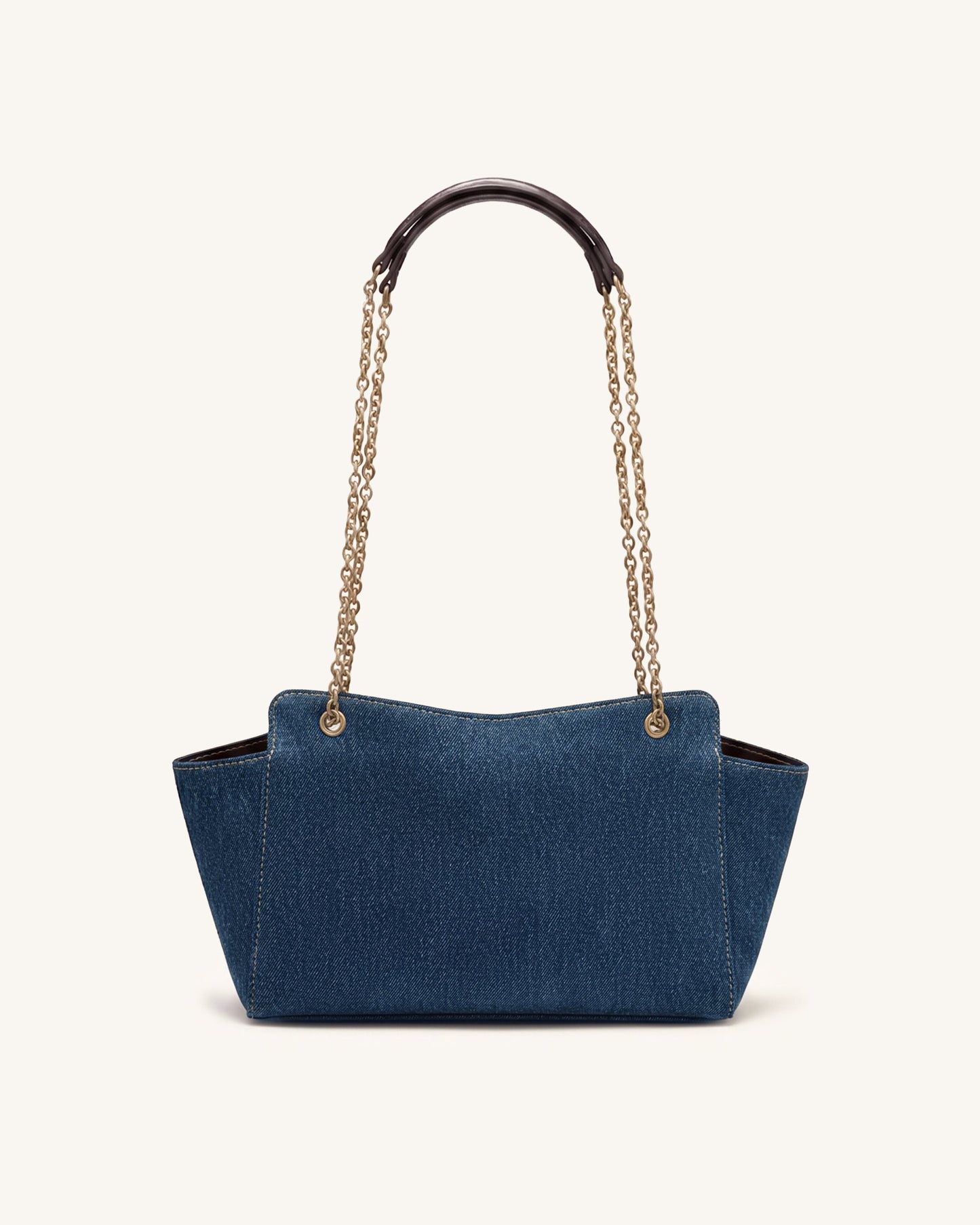 Lucia Envelope Chain Shoulder Bag - Blue Denim